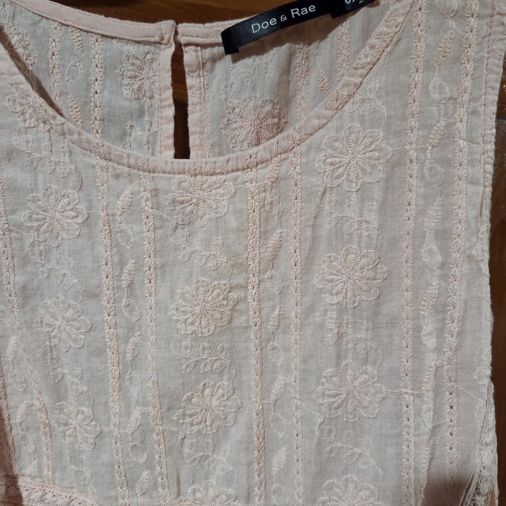 Doe And Rae Pink Sleeveless Top - Picture 2 of 5